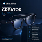 Value Adders AI Glasses Creator Edition dark product image