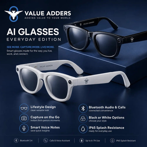 Value Adders AI Glasses Everyday Edition dark product image